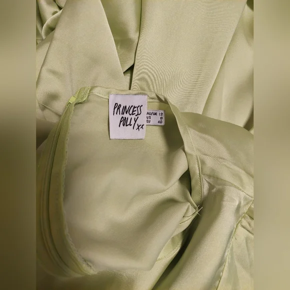 Princess Polly Light Green Long Sleeve Dress - Picture 2 of 5